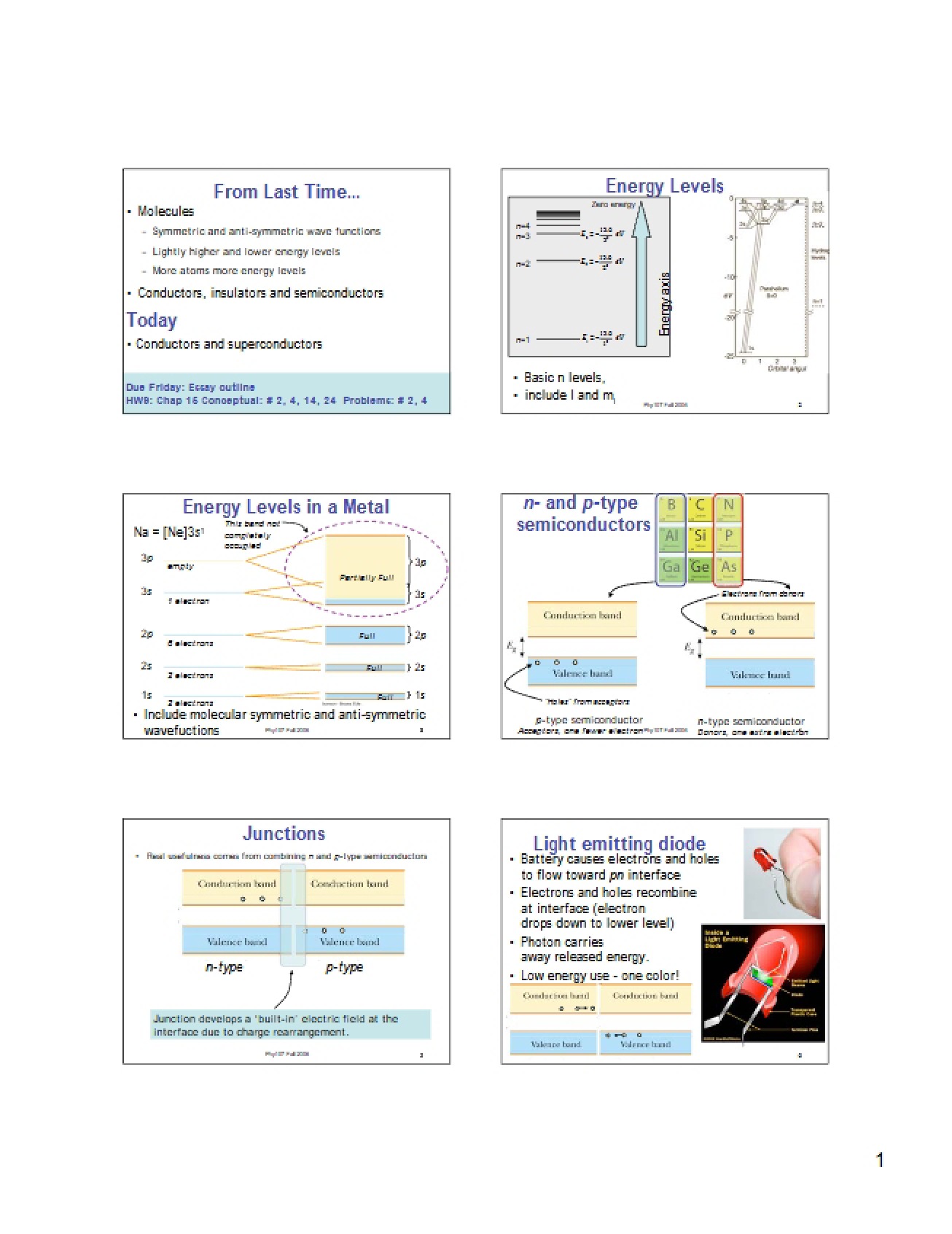 Physics 107 Lecture Slides