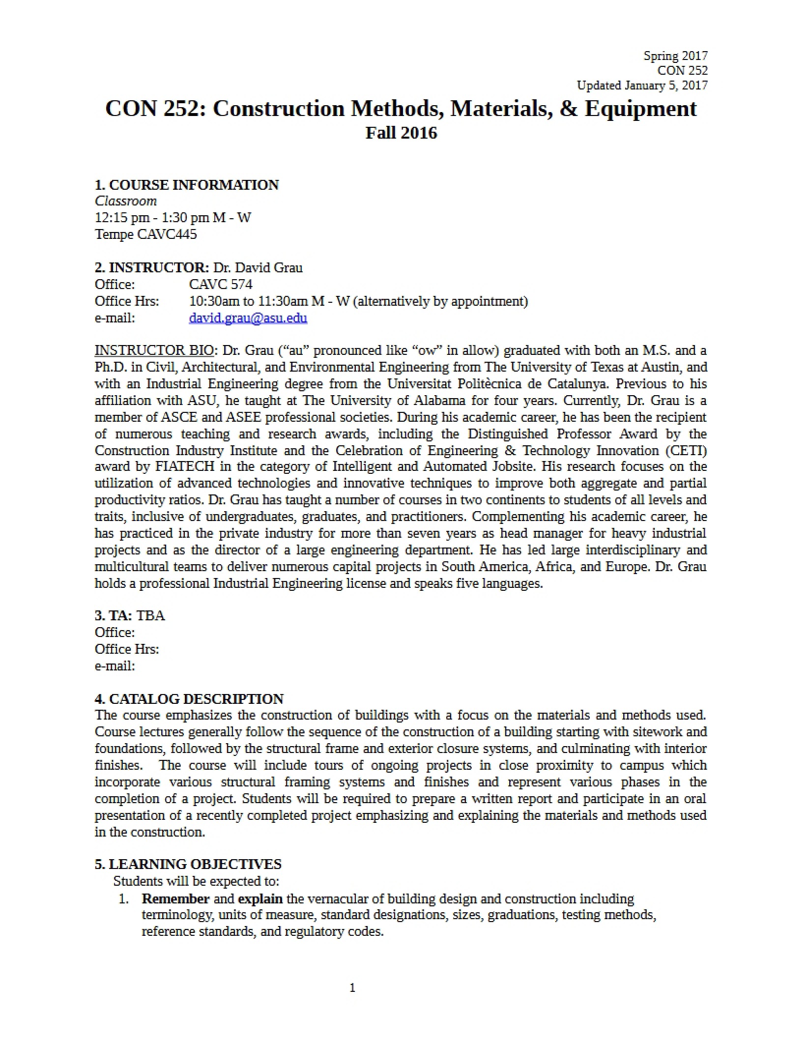 Syllabus Spring 2017 COM 225