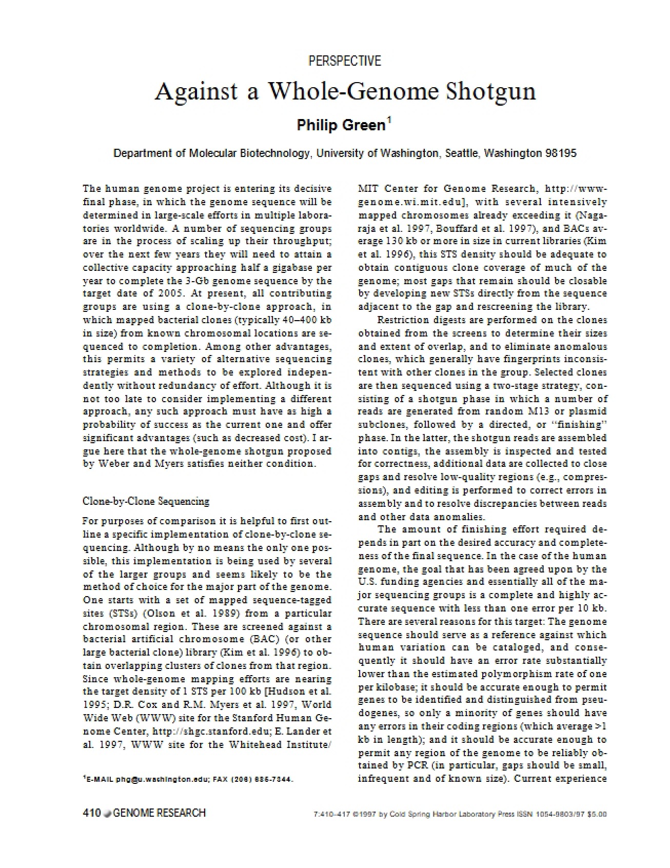 Computational Genomics Lecture Notes (Set 2)