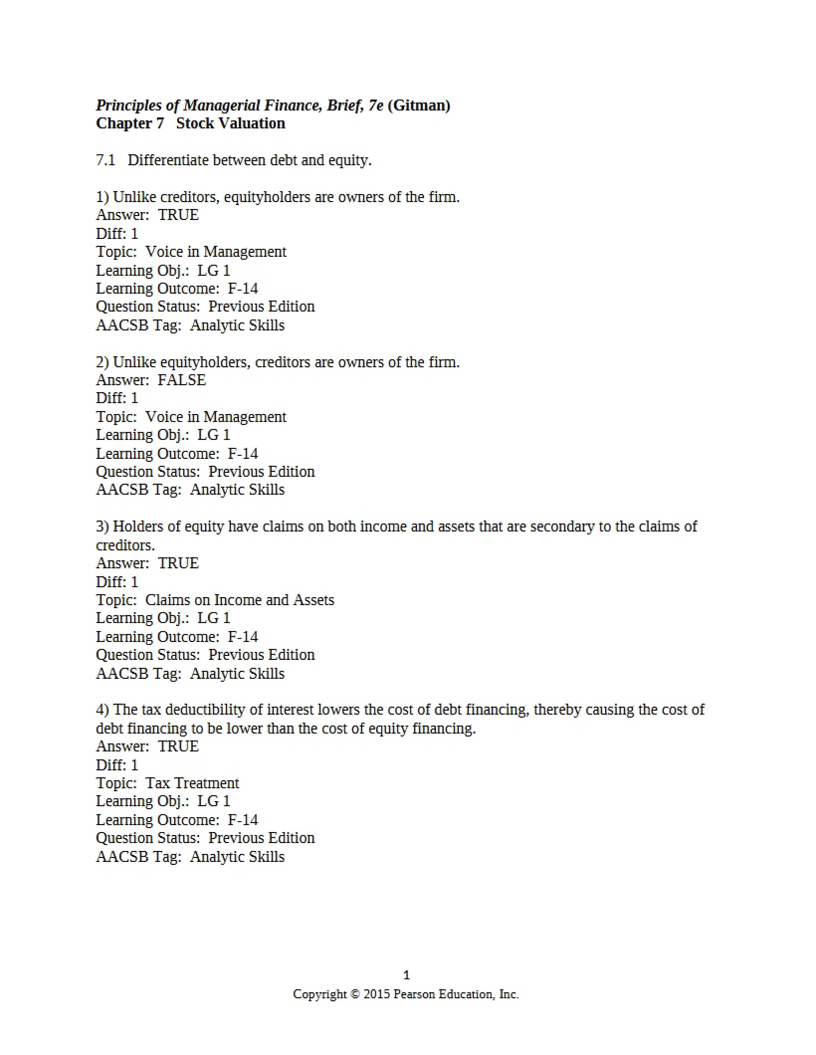 Principles of Finance