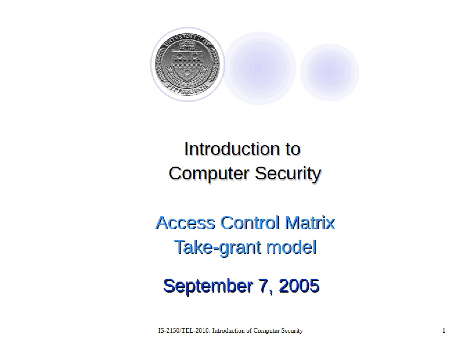 Matrix for Access Control