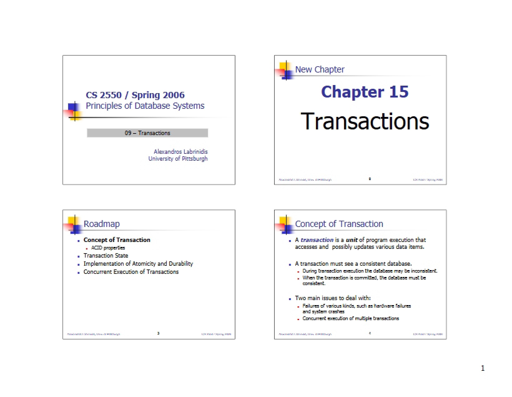 Database Transactions