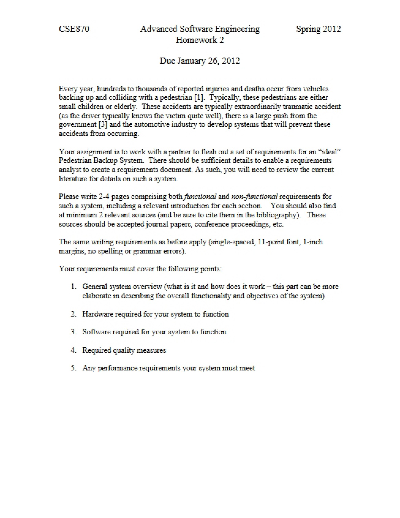 Homework 2 for Advanced SE