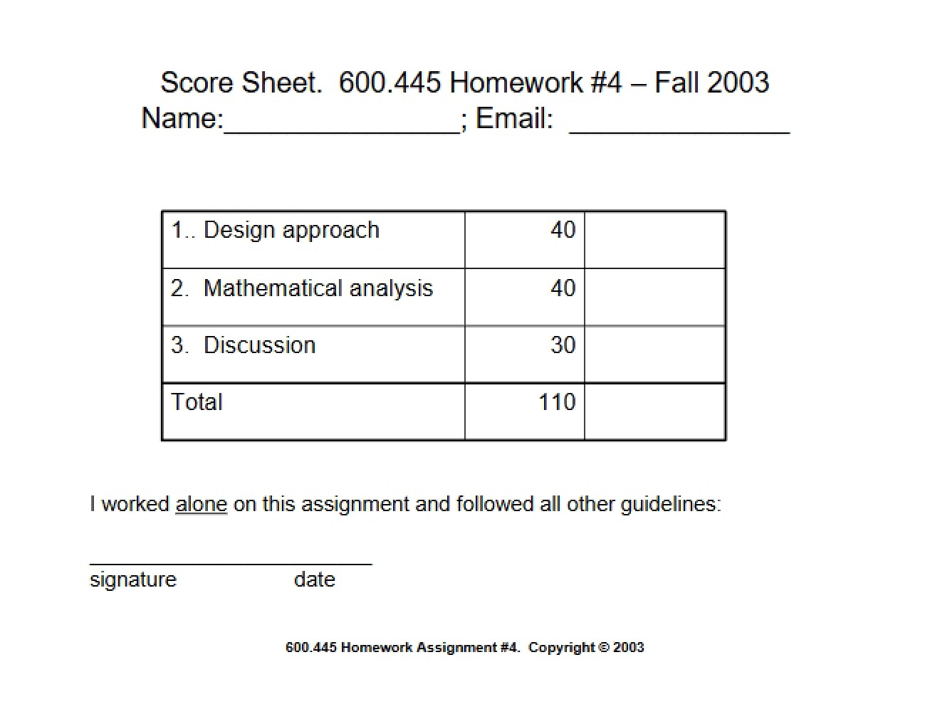 Assignment Four CIS