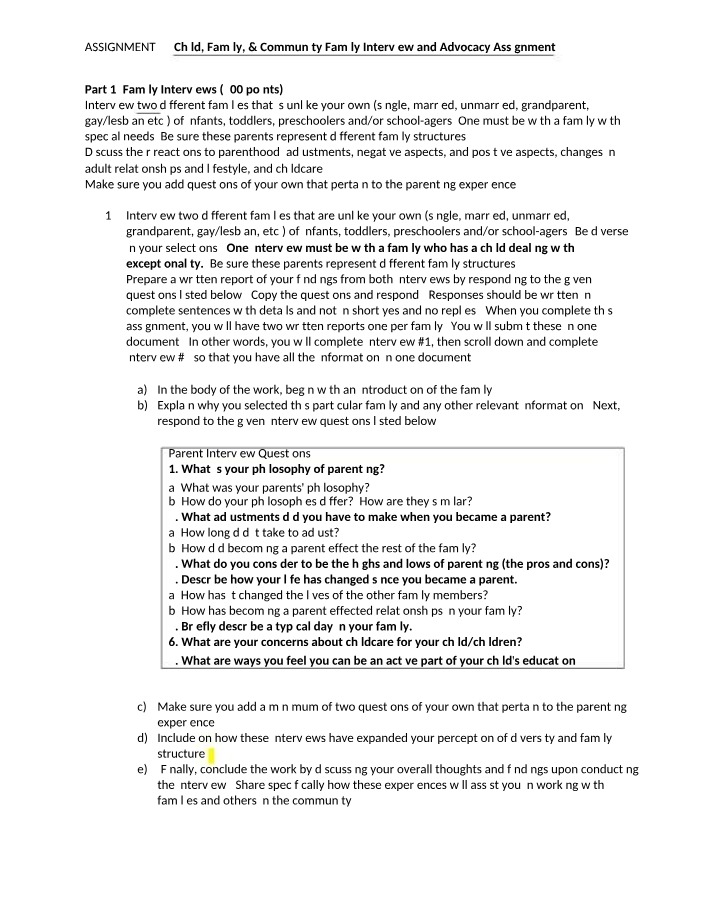 Directions for Assignment 2