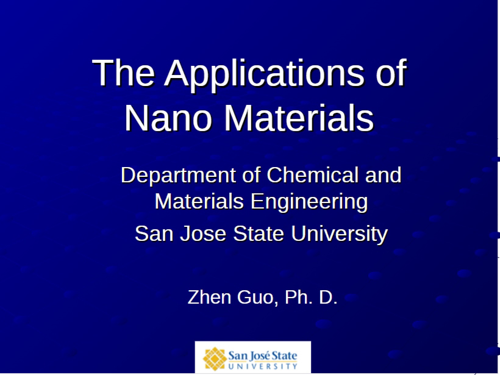 Nano Material Usage