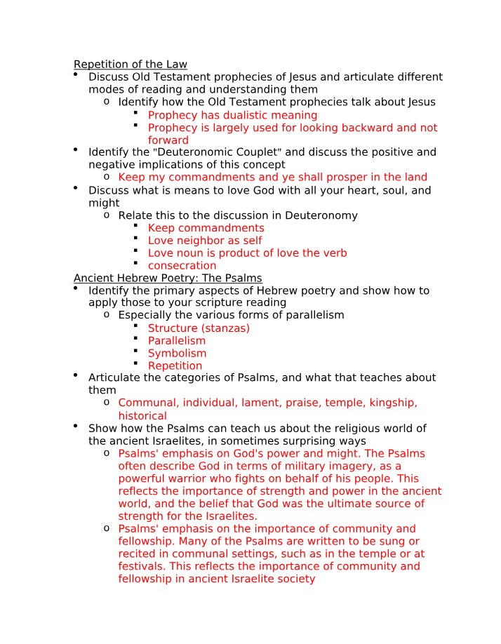 Meaning of Old Testament Prophecies of Jesus