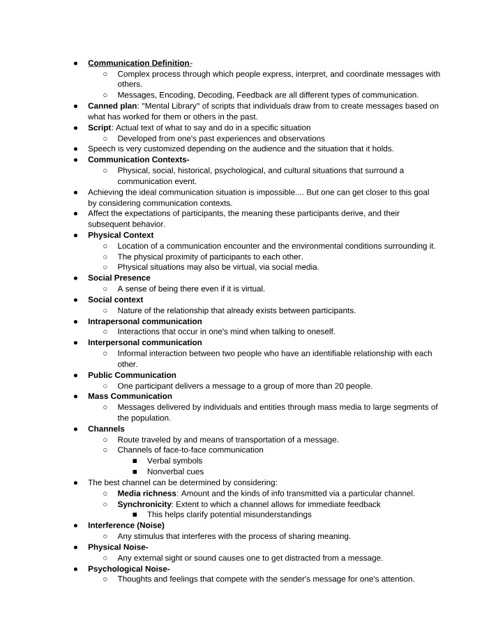 COM Class Notes