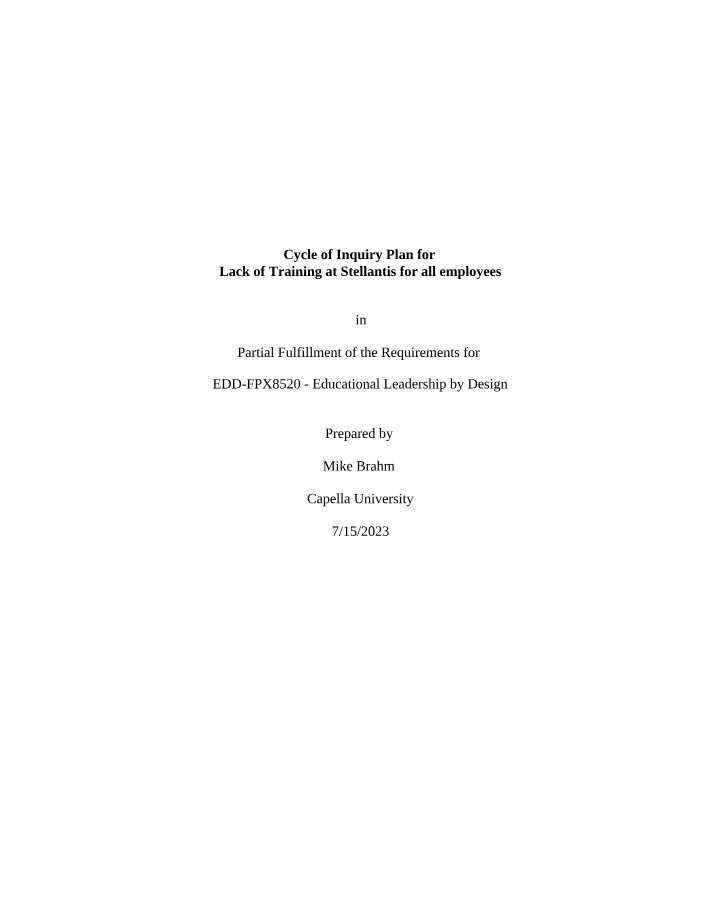 Mike Brahm Assessment 4 (Attempt 1)