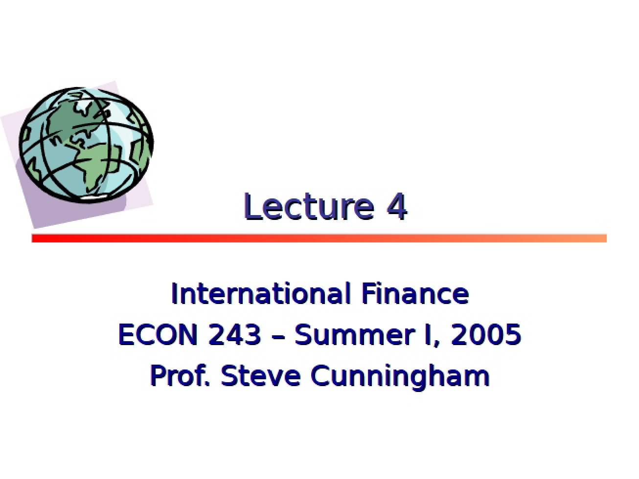Study of International Finance