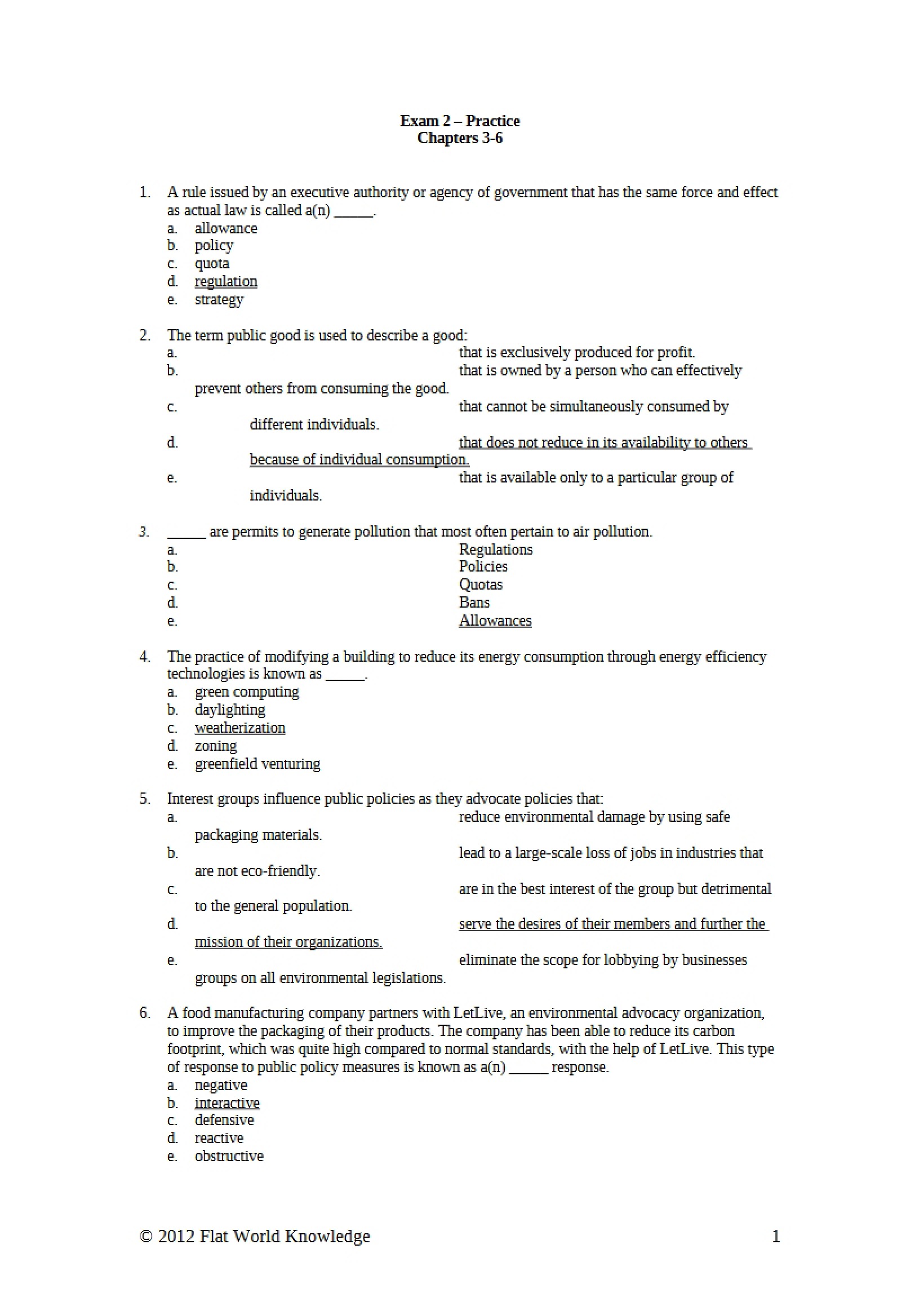 Exam 2 Review Material
