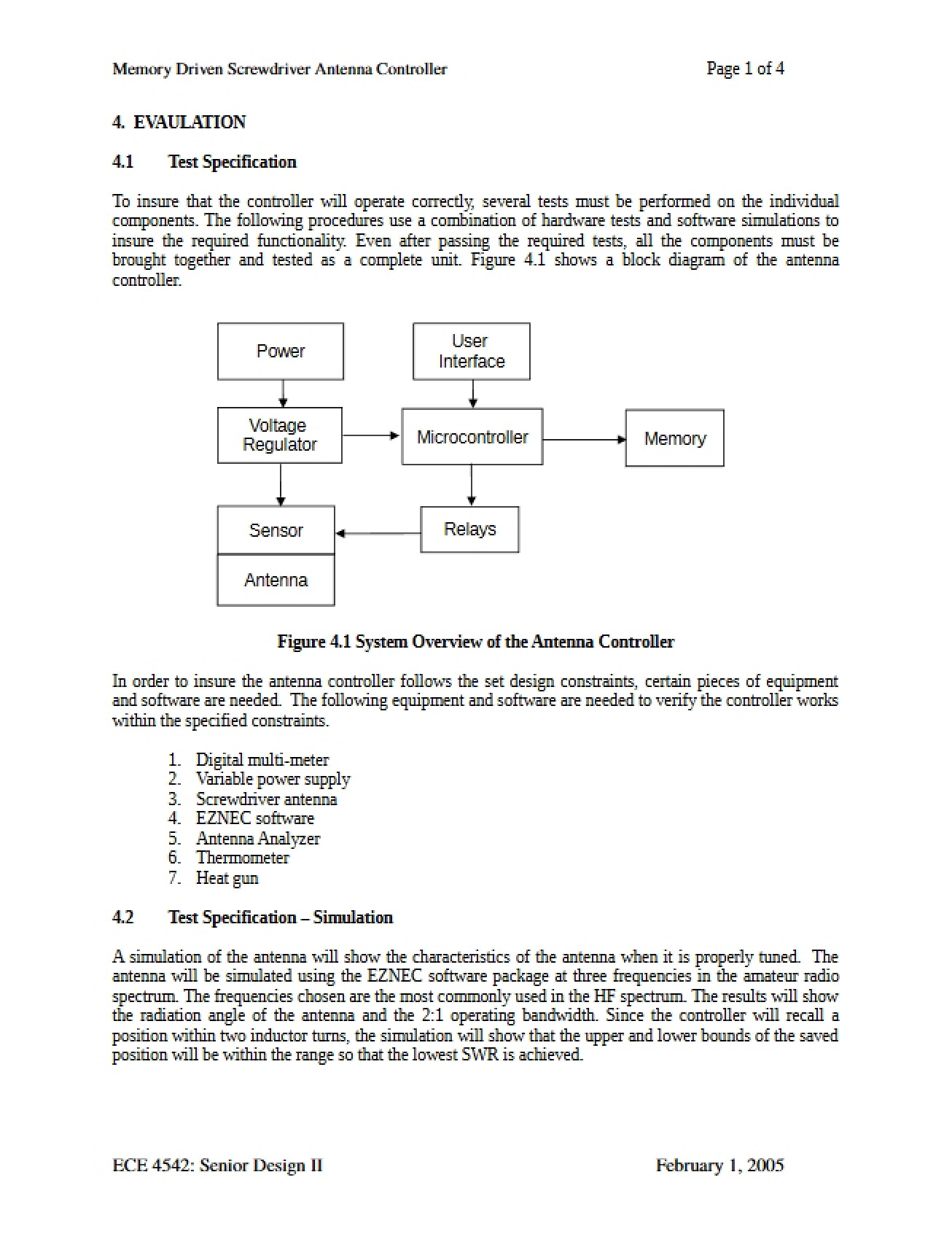 Evaluation Sheet