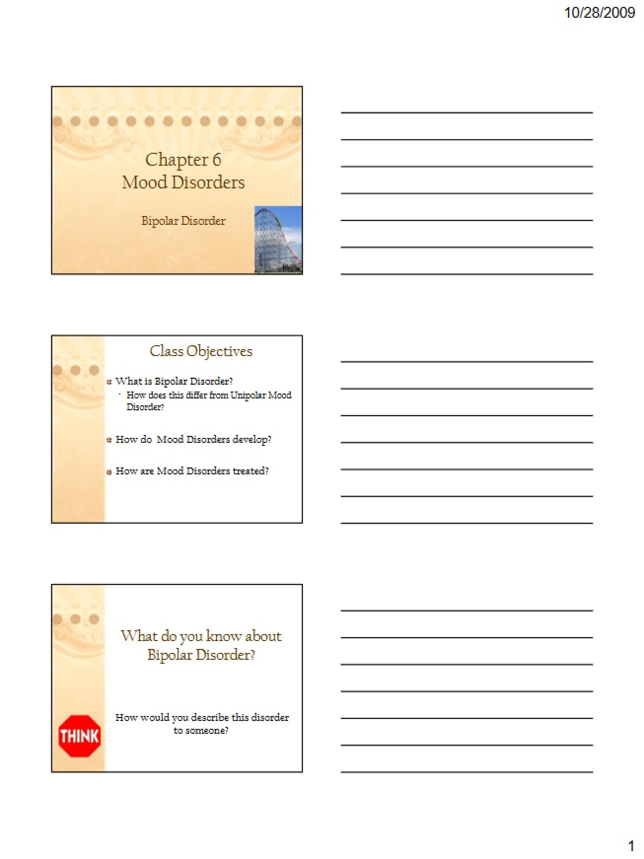 Mood Disorders Chapter Six