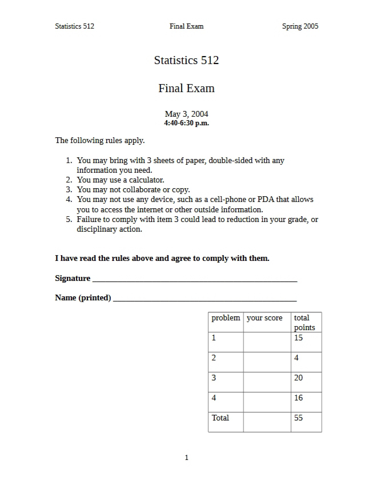 Experiment Design Final