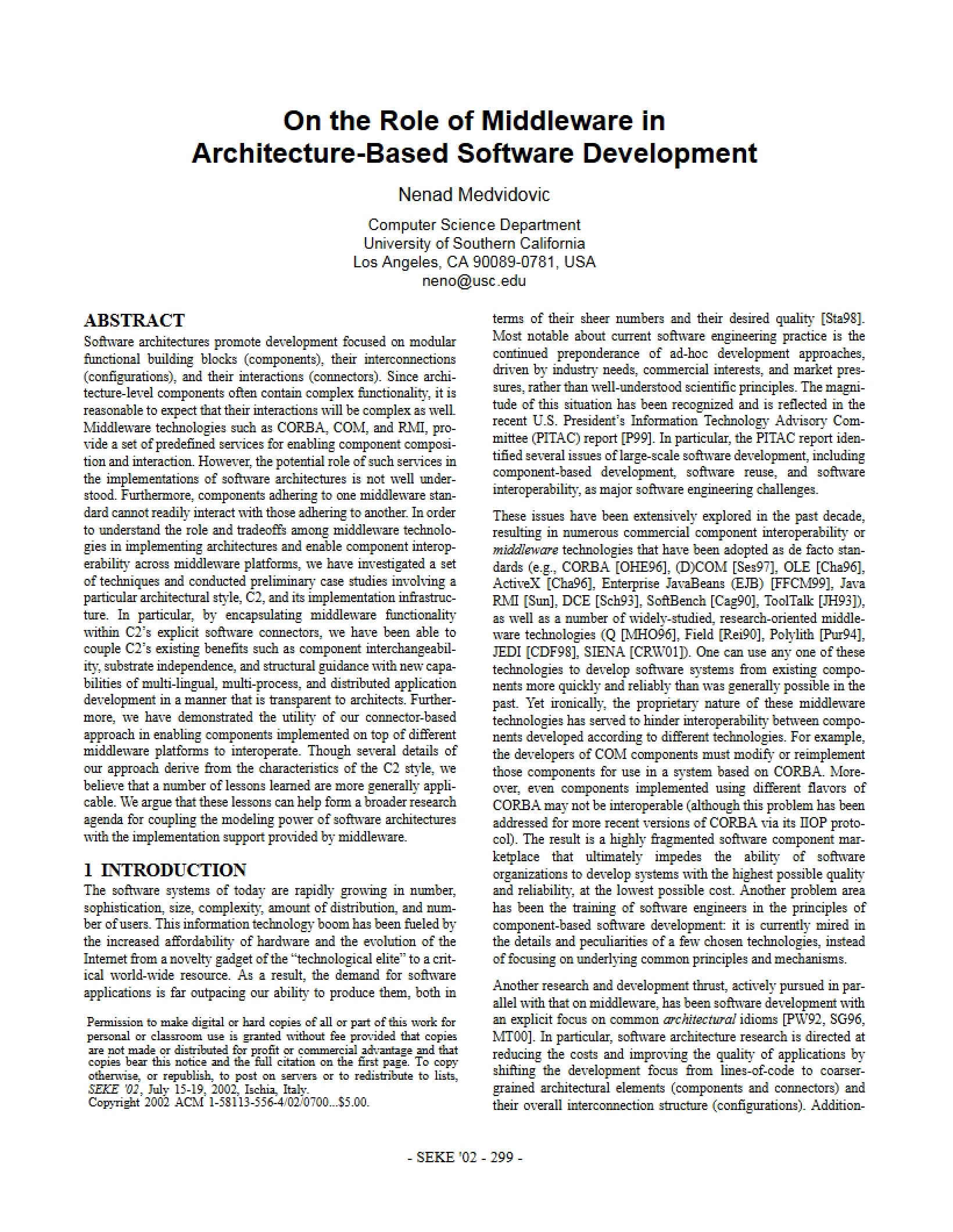 Middleware Roles