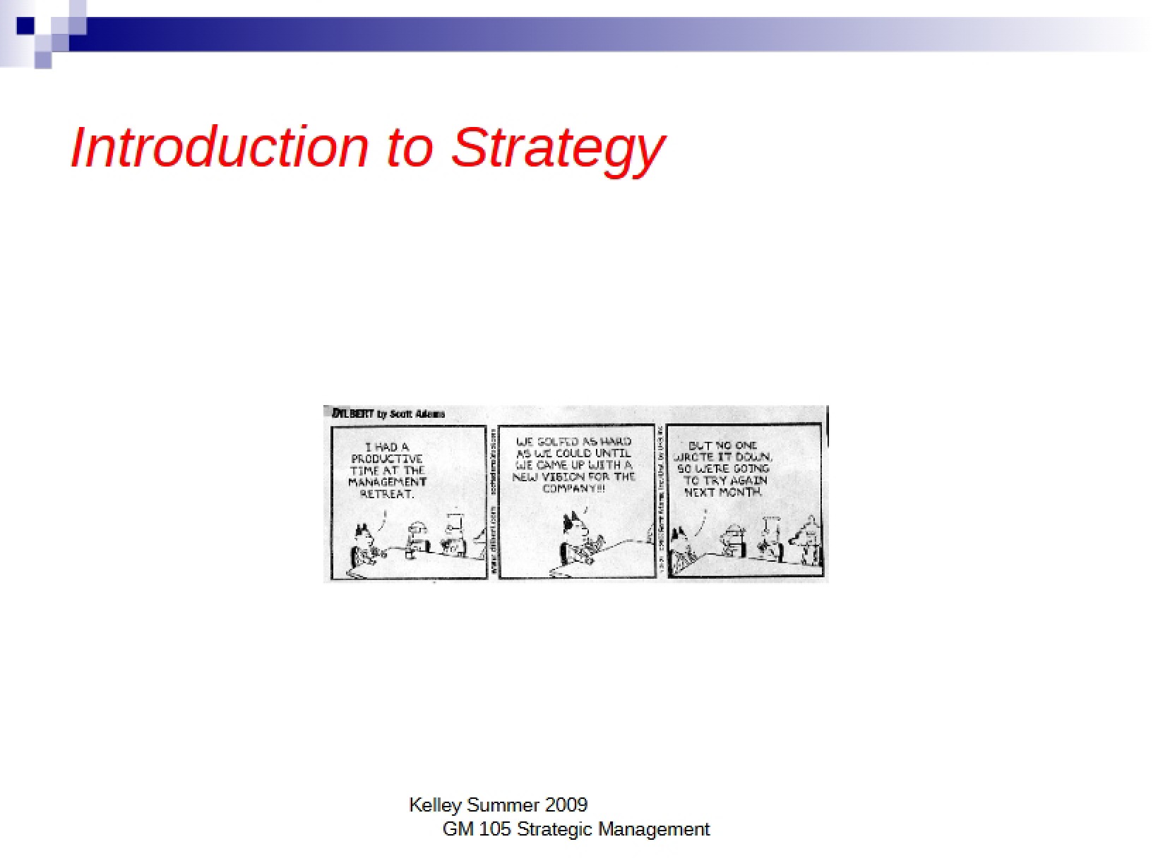 Strategic Management
