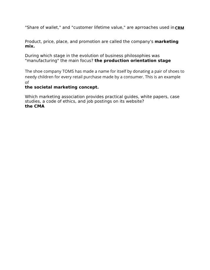 Notes on the Evolution of Business Philosophies