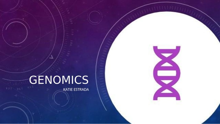 Presentation on Genomics