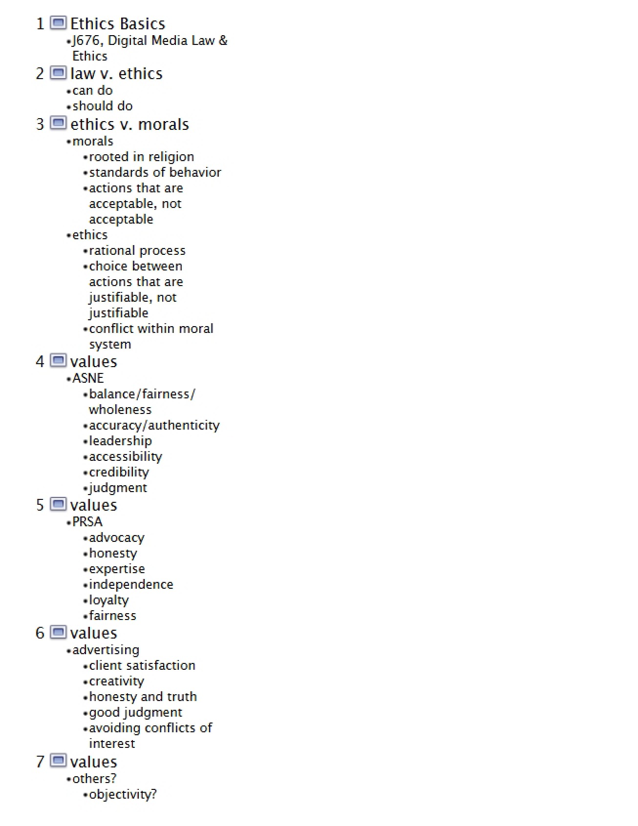 Study Notes (Journ 676)
