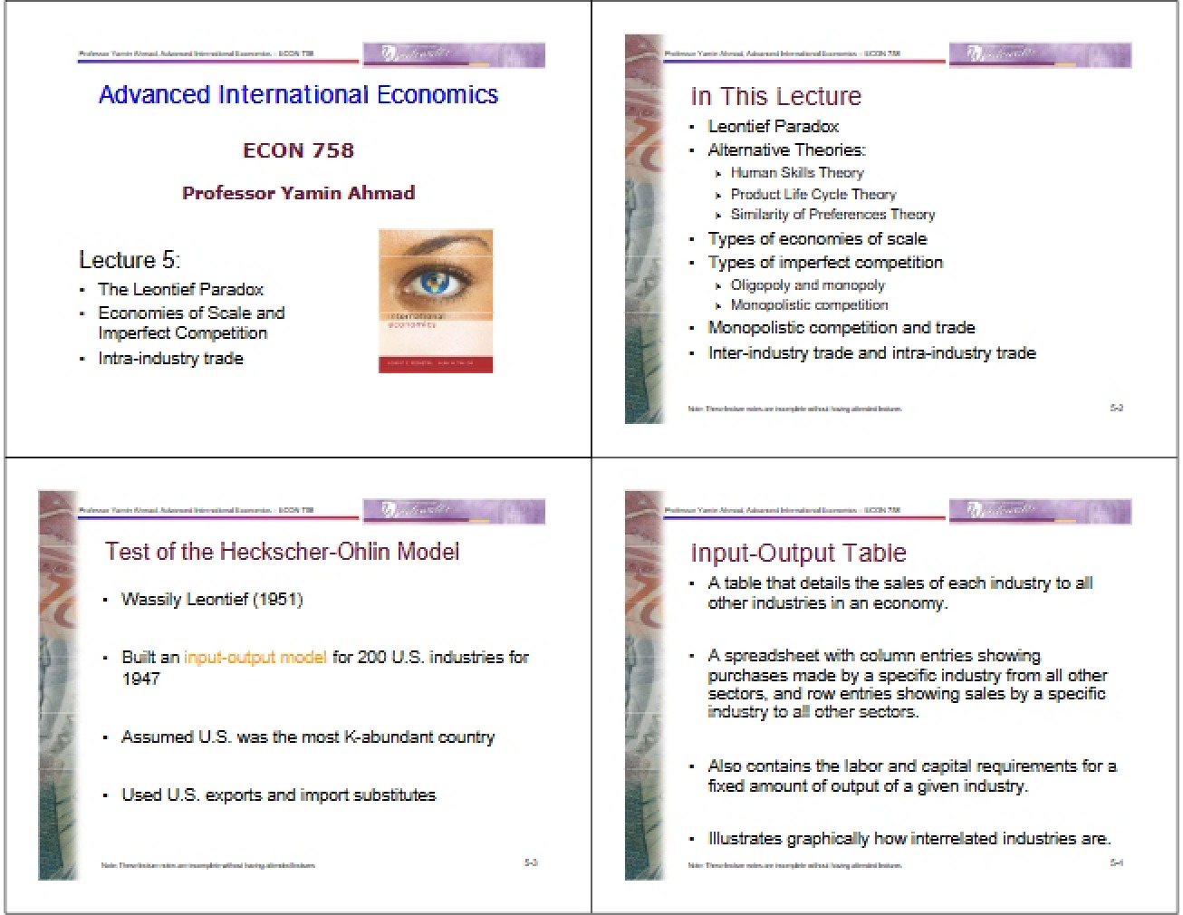 Paradox of Leontief