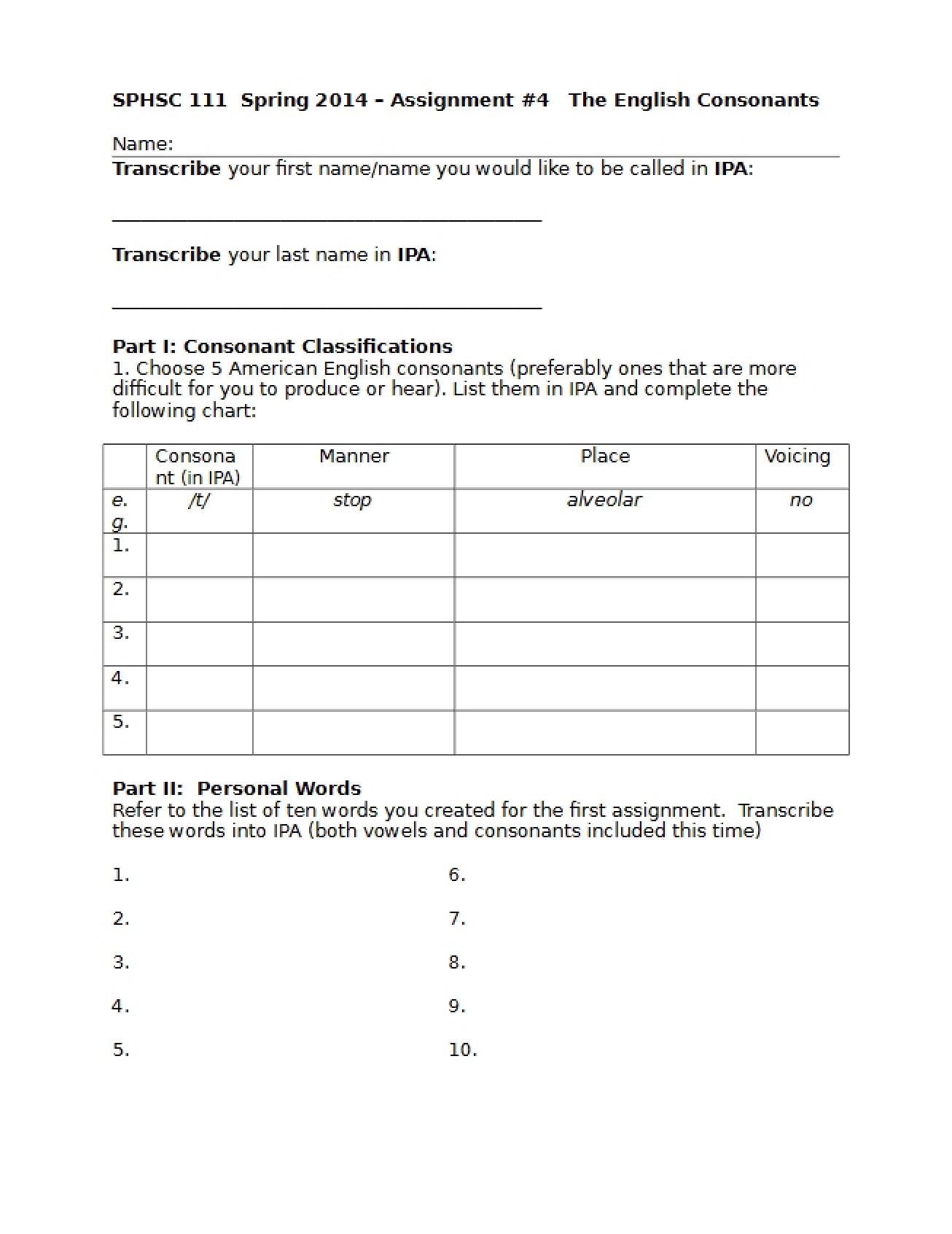 Assignment Number 04