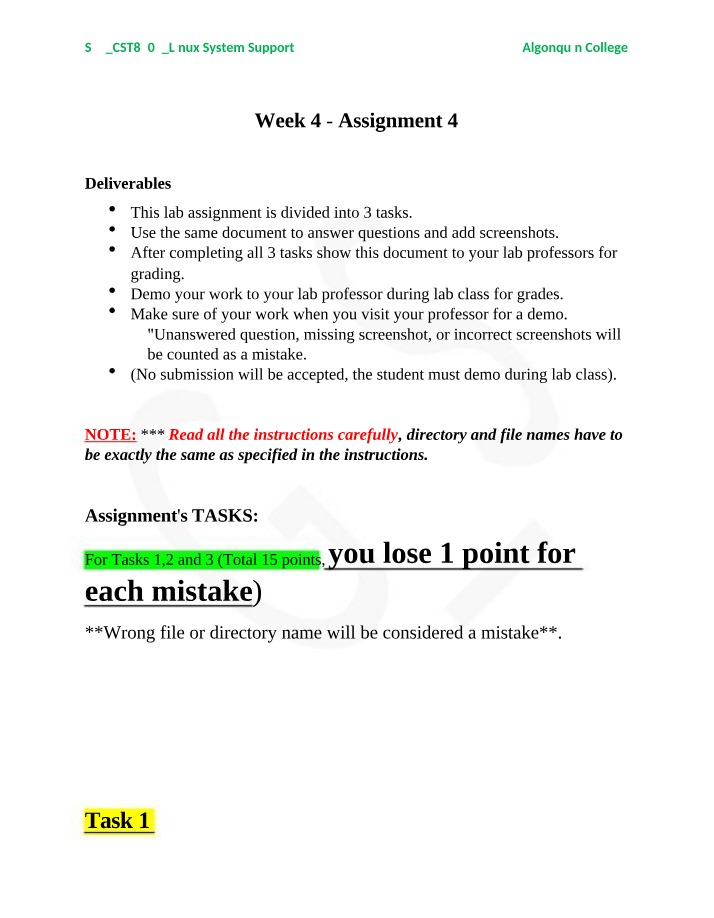 Assignment 4 - Week 4