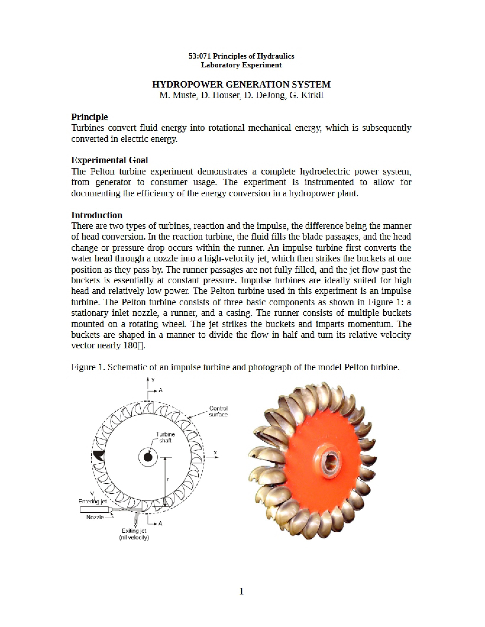 System for Hydropower Generation