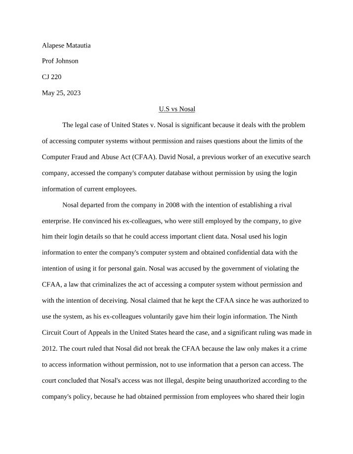 Week 8 CJ Article Review
