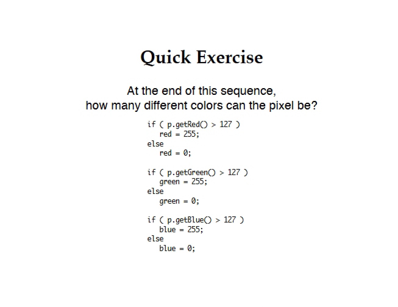 CS 061 Lecture Notes 3