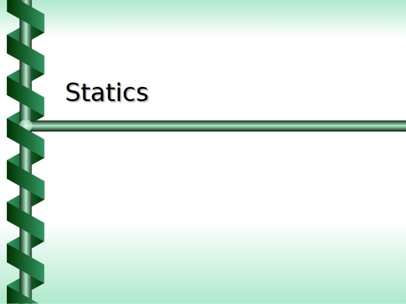 Static Mechanics
