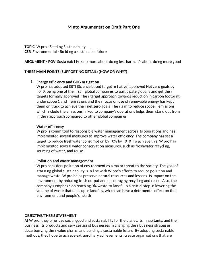 Wipro's Sustainability Initiatives