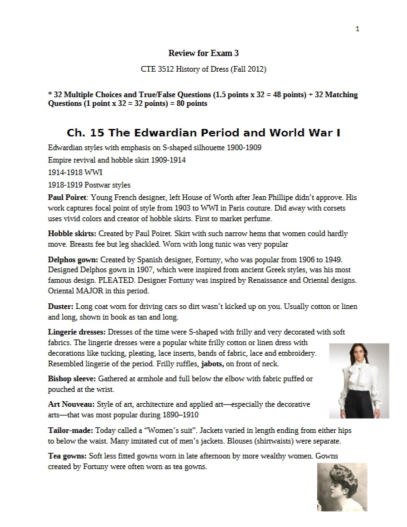 How WWI Influenced the Edwardian Period of Dress