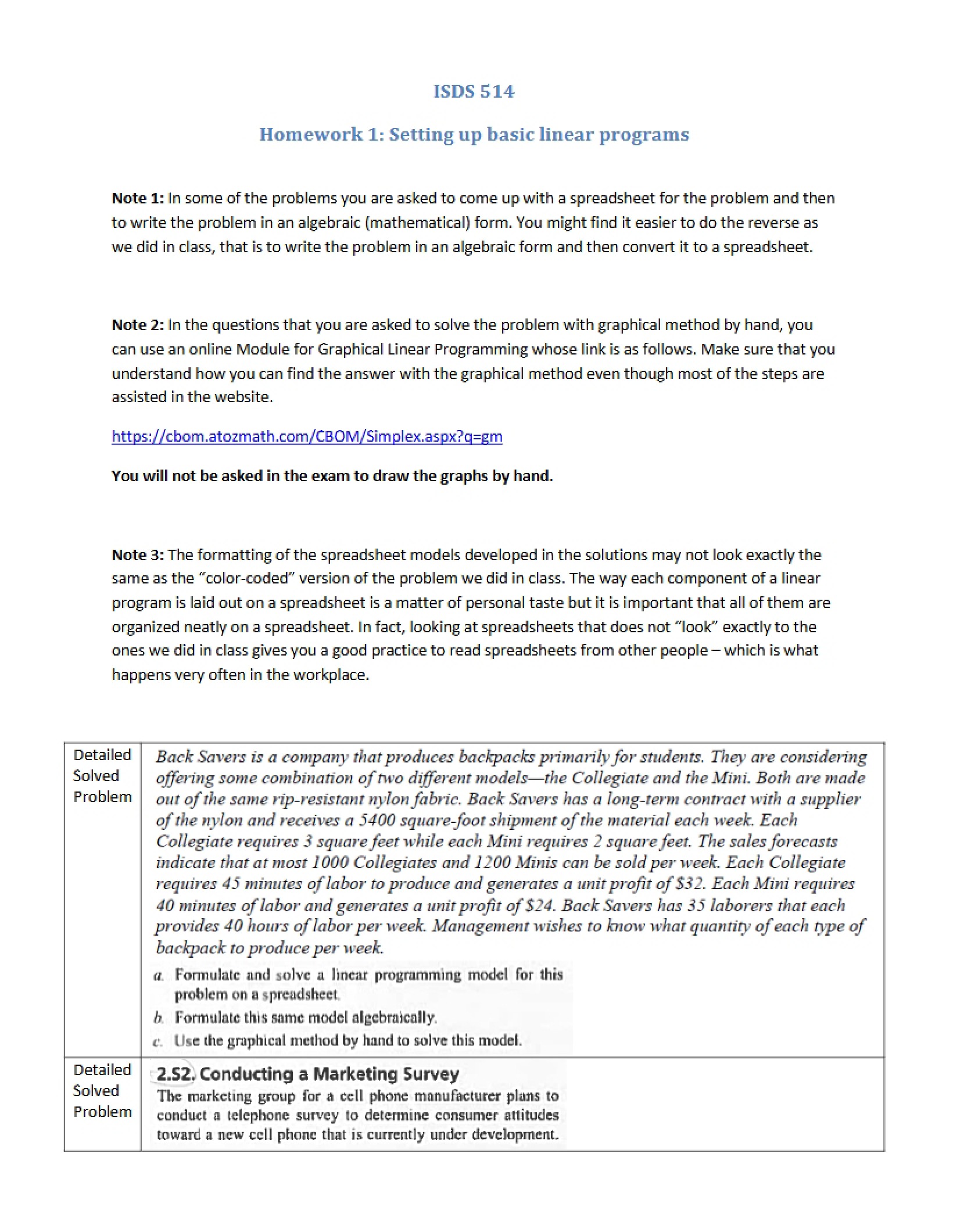 Questions for Homework 1