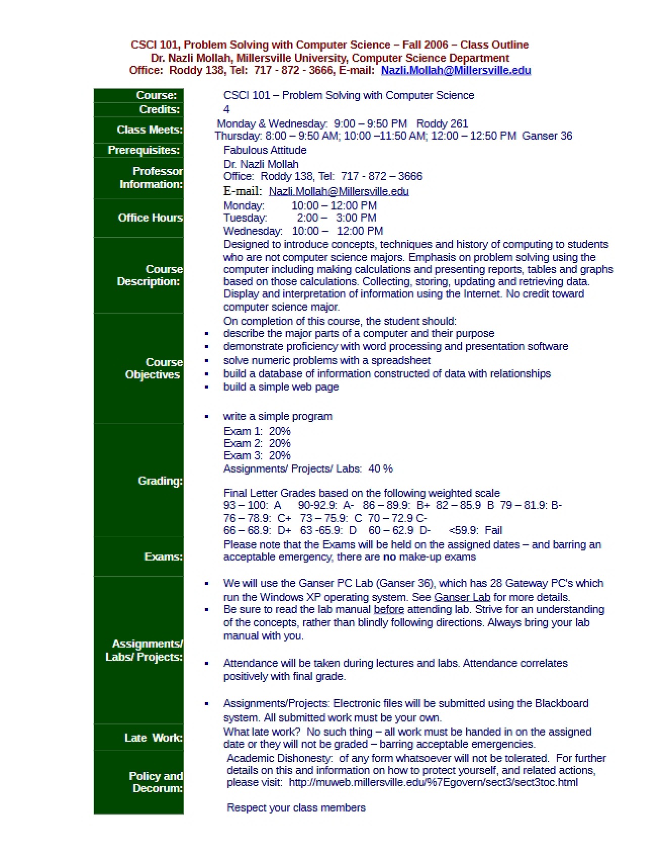 CS 101 Guide