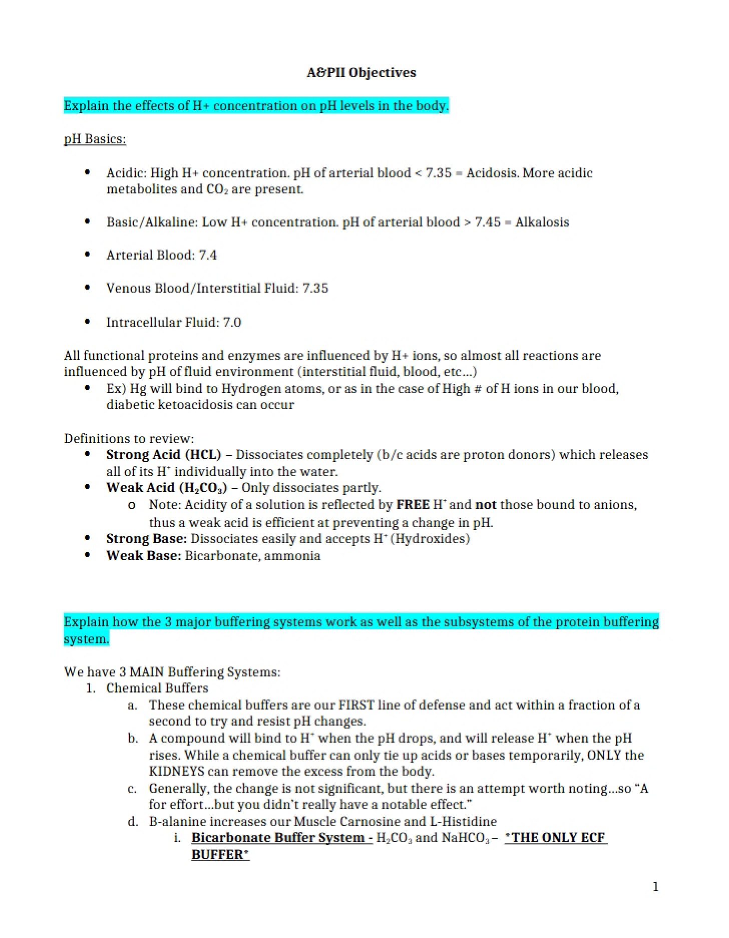 Class Notes