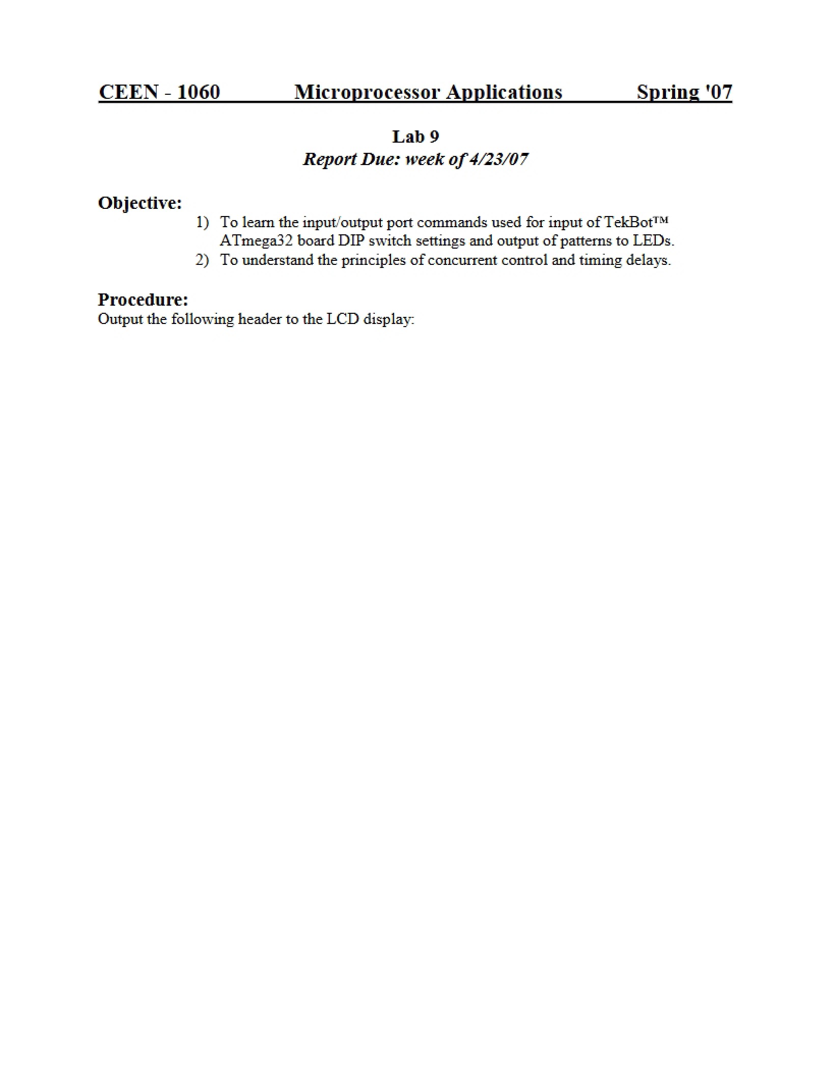 Microprocessor Study Guide