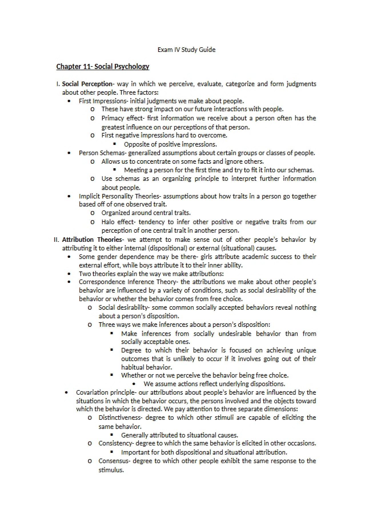 Chapter Eleven An Introduction to Social Psychology
