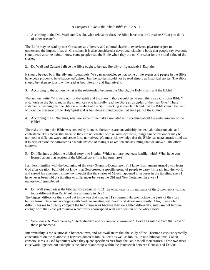 Guide 1-2 & 11 Worksheet