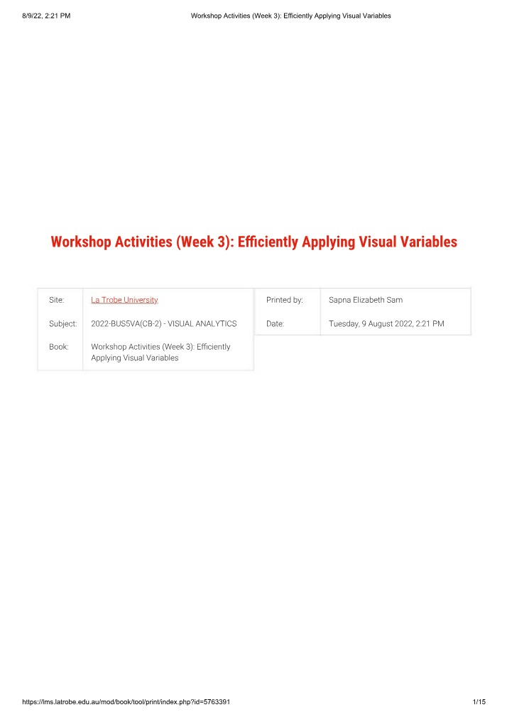 Week 3 Workshop - Efficiently Applying Visual Variables