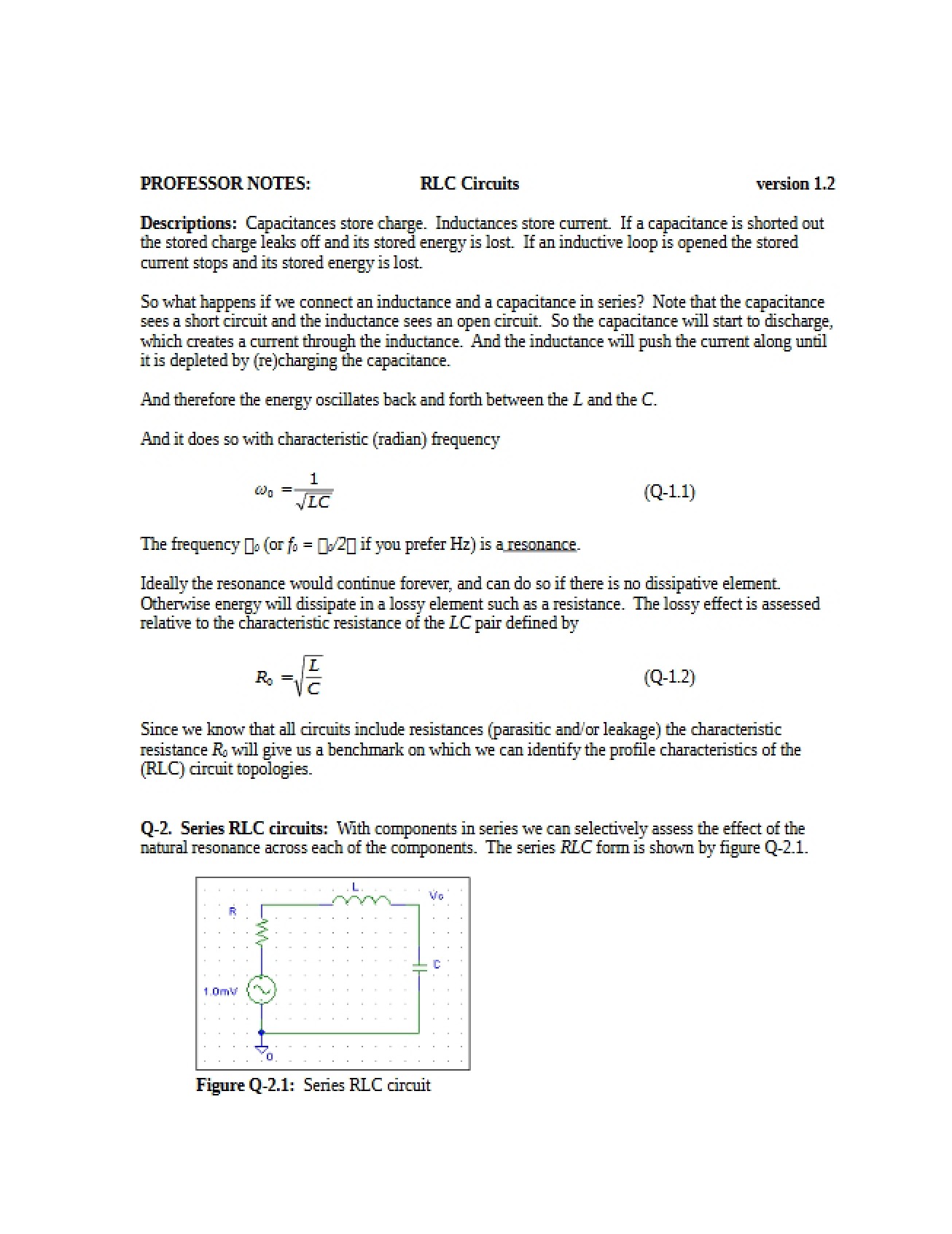 Instructor Lecture Notes