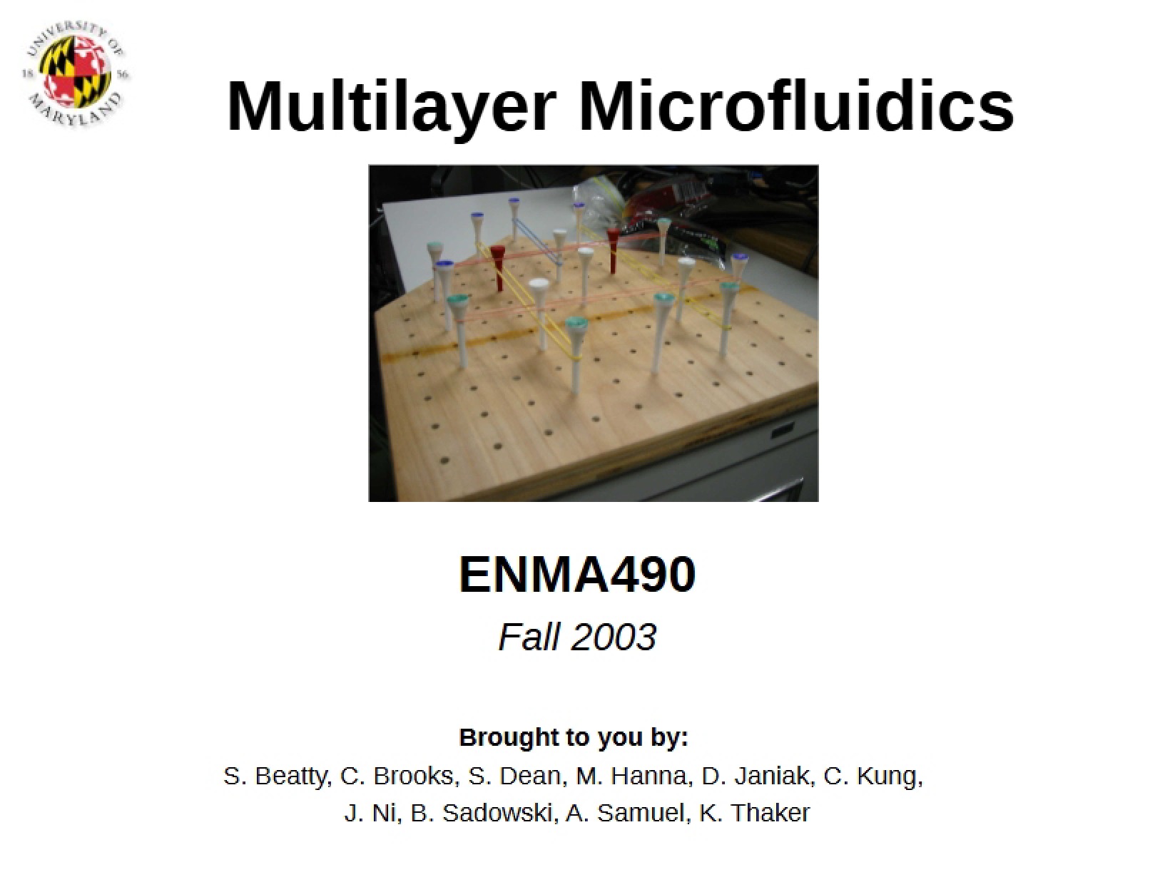 Layered Microfluidics