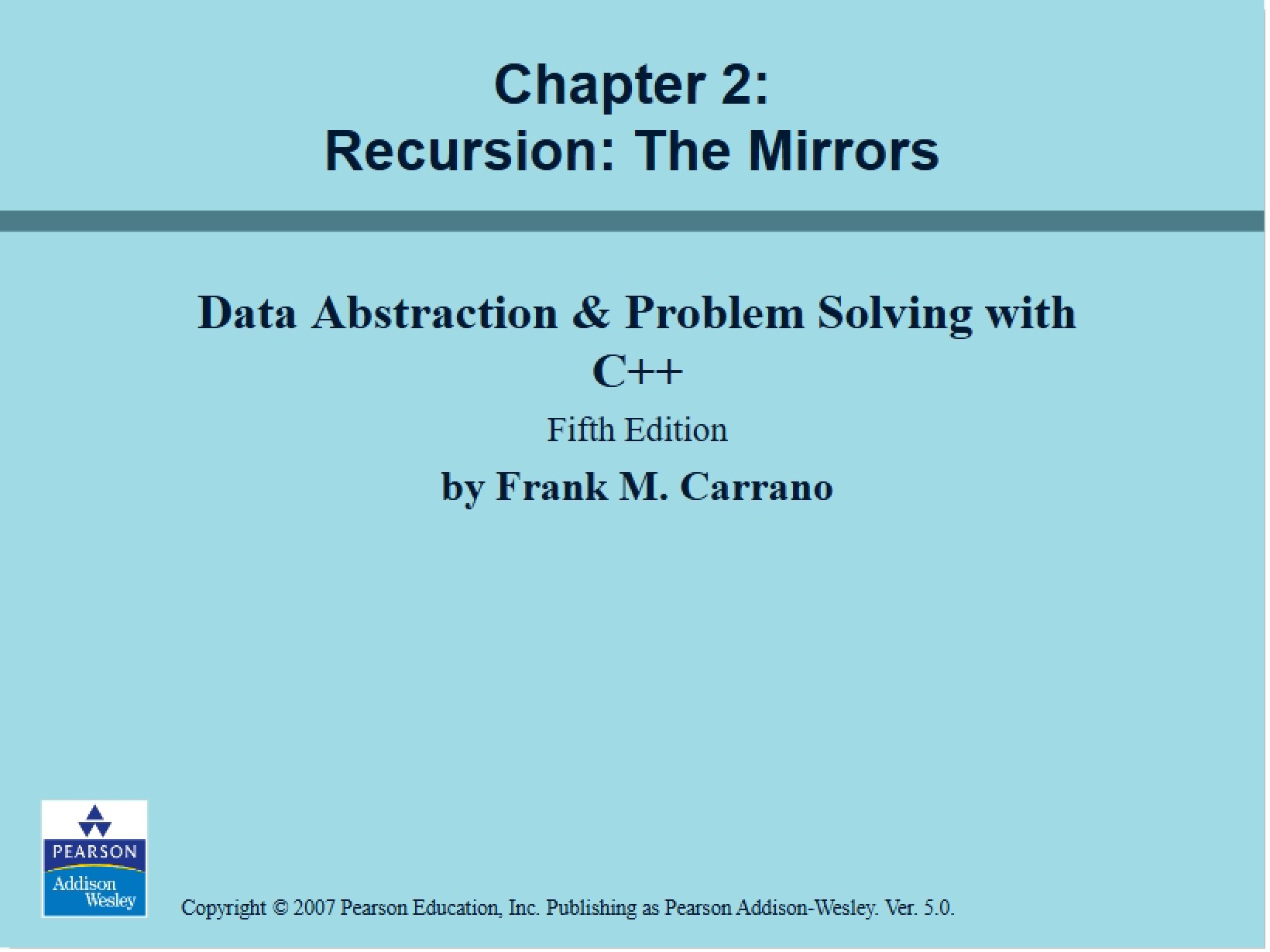 Mirrors Recursion (Ch. 2)