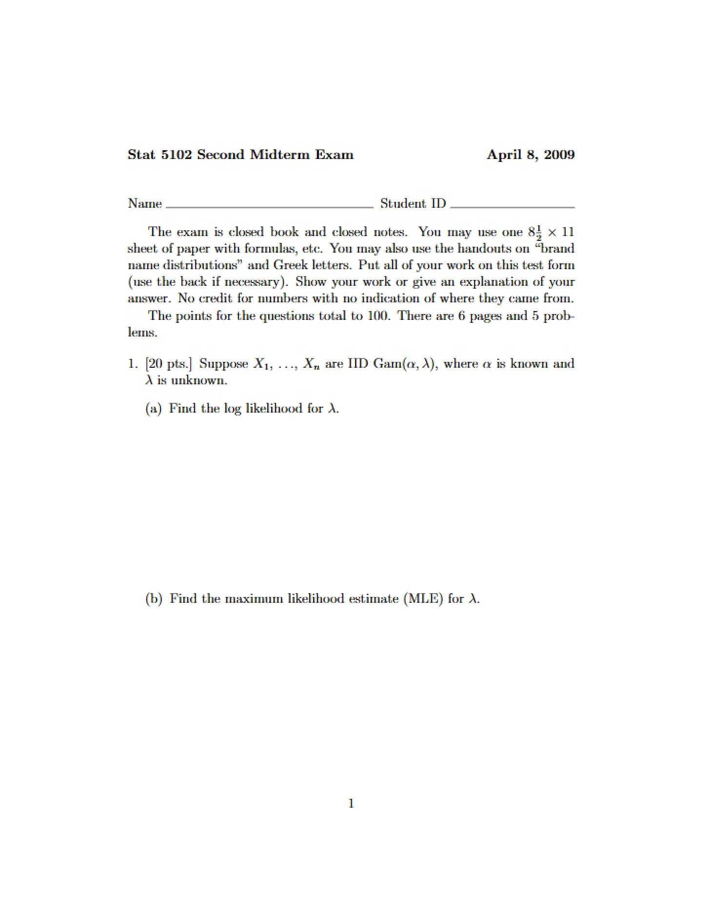 Midterm Test
