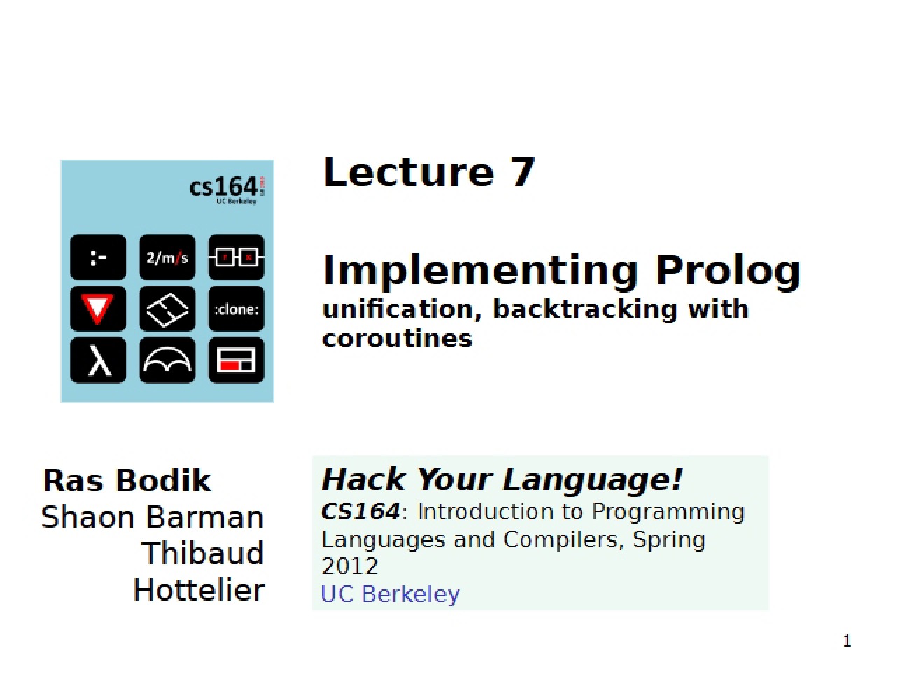 Prolog Implementation Strategies