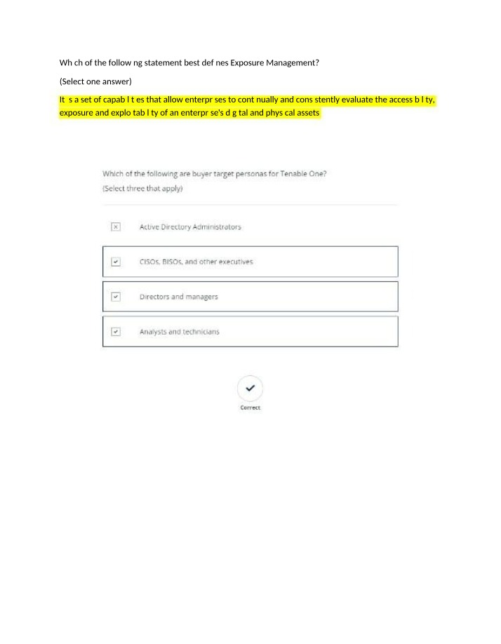 Exposure Management - Accessibility Evaluation