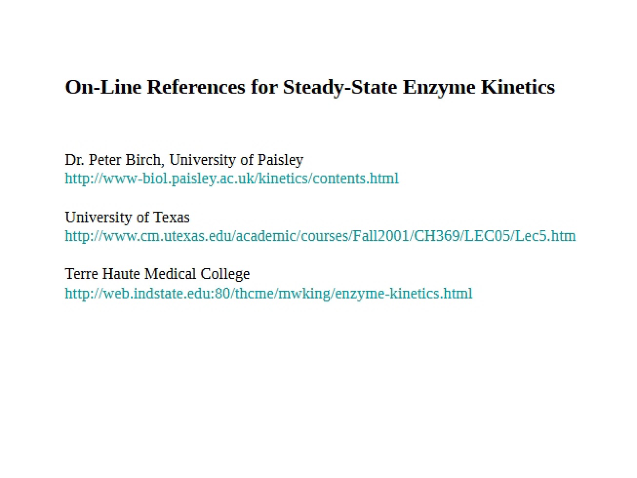Enzymes Biological Catalysts