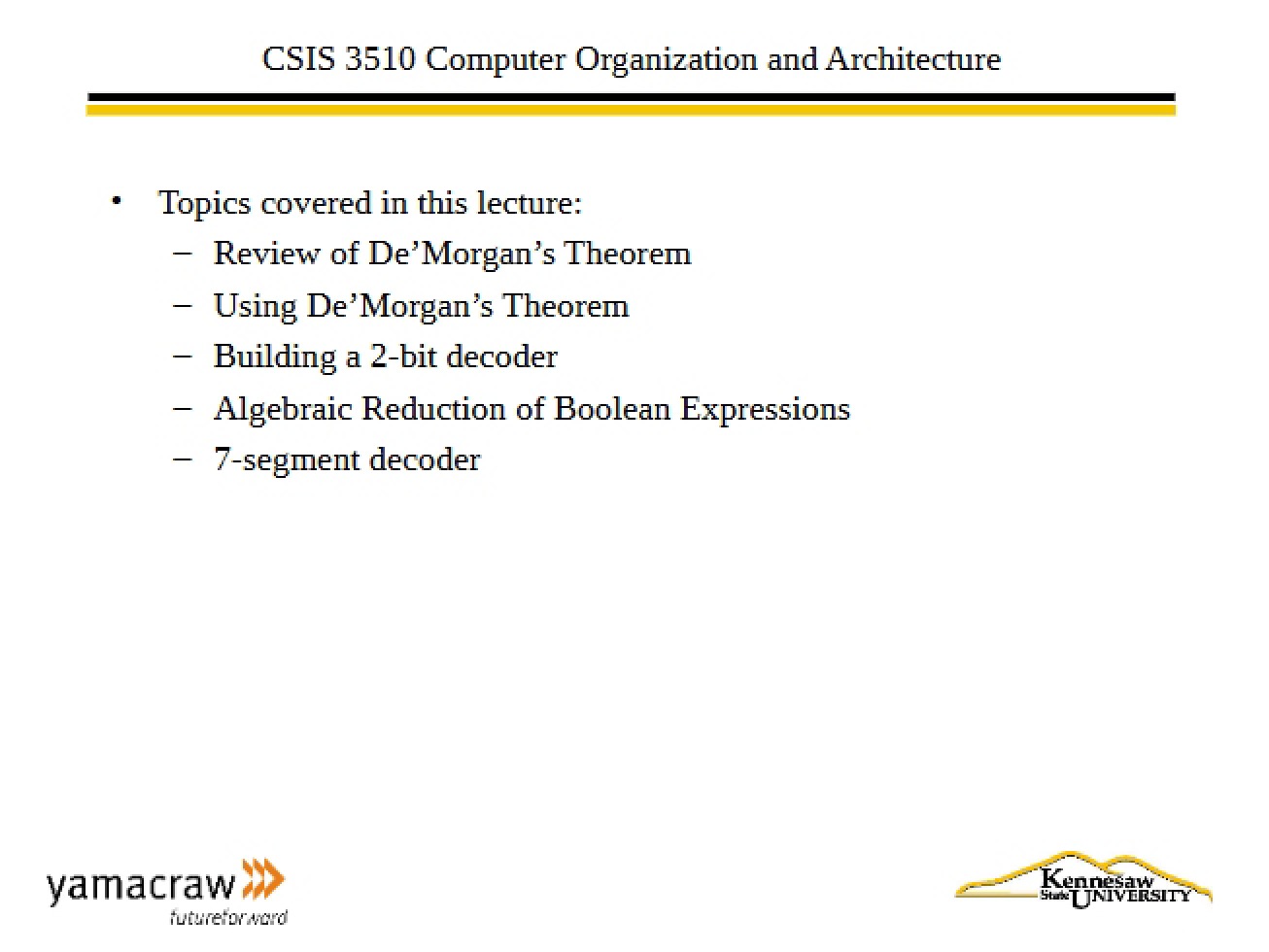 Architectural Design and Organization of Computers