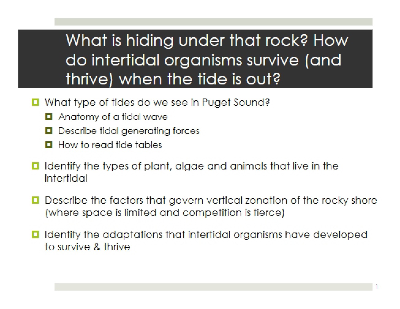 Tidal Systems (Lecture 05)