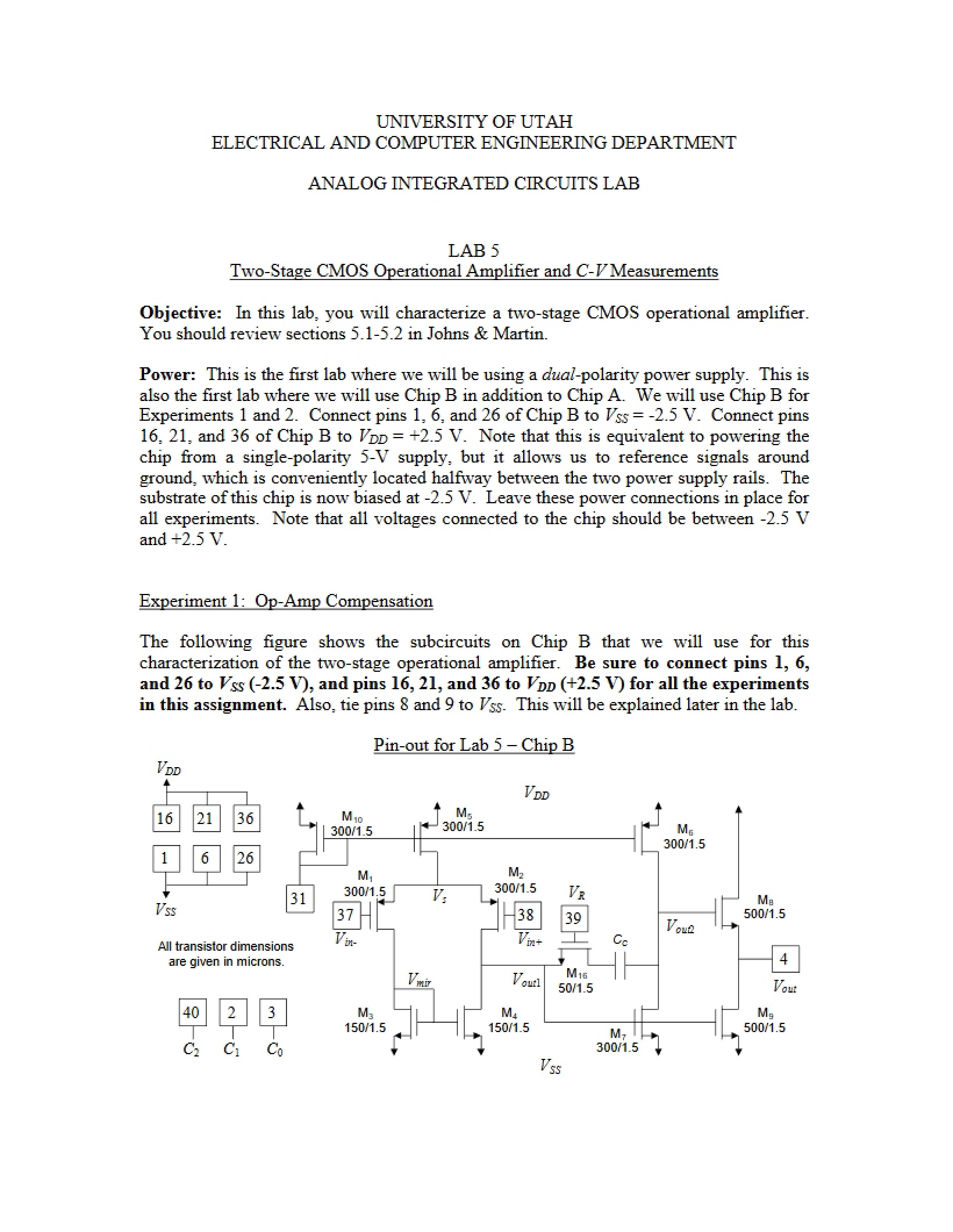 Fifth Laboratory Exercise