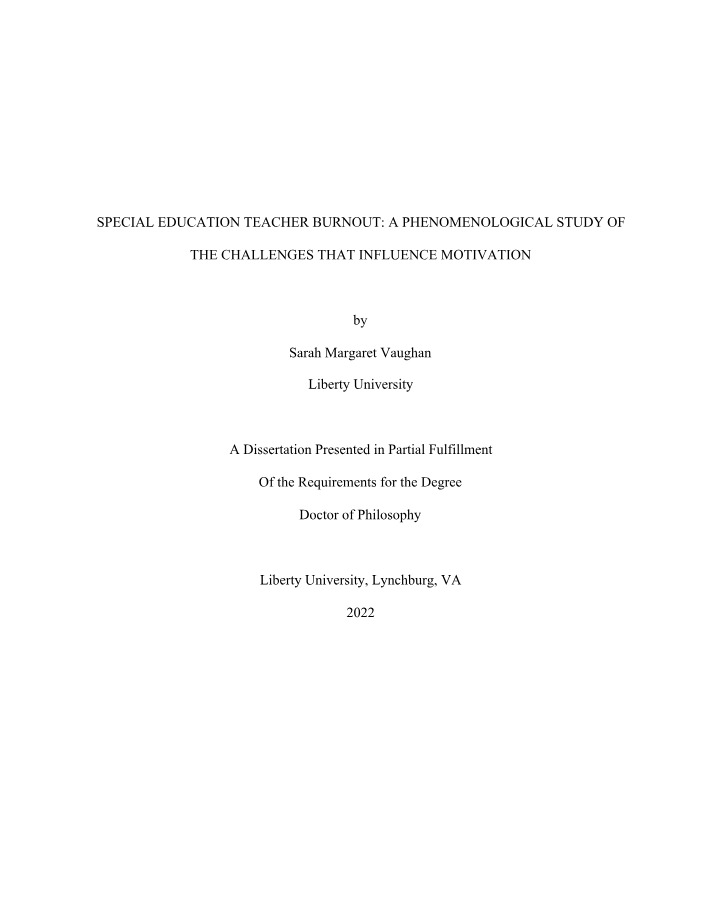 Special Education Teaching - Challenges and Motivation
